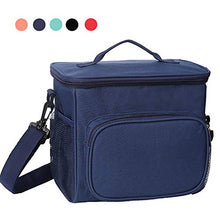 Carica l&#39;immagine nel visualizzatore di Gallery, esonmus Borsa Termica Pranzo, Borse Frigo Piccola Cibo Alimentazione con Blu - Ilgrandebazar
