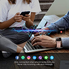 Carica l&#39;immagine nel visualizzatore di Gallery, Arbily Orologio Fitness Smartwatch Uomo Donna, Tracker Rosa
