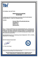 Carica l'immagine nel visualizzatore di Gallery, Custodia protettiva NFC per carte di credito e documenti di identità, protezione NFC al 100%, certificazione TÜV, 3 pezzi