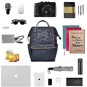 KROSER Zaino per Laptop 15,6 Pollici Elegante Grigio Mimetico