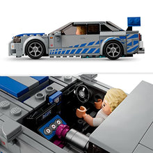 Carica l'immagine nel visualizzatore di Gallery, LEGO 76917 Speed Champions 2 Fast 2 Furious Nissan Skyline GT-R (R34) Macchina Giocattolo, Modellino Auto da Collezione 2023 con Minifigure, Giochi per Bambini