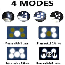 Carica l'immagine nel visualizzatore di Gallery, COOLEAD Torcia Frontale Zoomable 4 Modalità 5 LED,Lampada led...