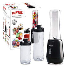 Carica l&#39;immagine nel visualizzatore di Gallery, Imetec Personal e Sport Blender PB 100 Mini Frullatore con 2 Bottiglie (600...