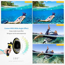 Carica l&#39;immagine nel visualizzatore di Gallery, AFAITH Gopro Dome Port, Custodia impermeabile 6 Per GoPro oHero 5/6/7 Black