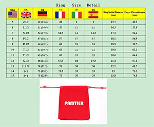 PAMTIER Carte da Poker Anello Uomo Acciaio Inossidabile Argento - Ilgrandebazar