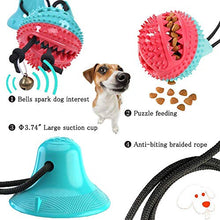 Carica l&#39;immagine nel visualizzatore di Gallery, VZATT Pet Palla con Ventosa, Giocattoli da Masticare per Cani, Gioco blu