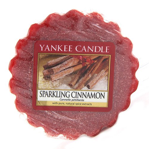 Yankee Candle Sparkling Cinnamon Tart da Fondere, Cera, Rosso, 5.8 x 5.7 x... - Ilgrandebazar