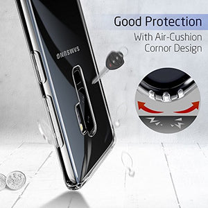 ESR Cover per Samsung Galaxy S9 Plus [Supporta la Ricarica Wireless], Chiaro - Ilgrandebazar