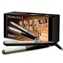 Carica l&#39;immagine nel visualizzatore di Gallery, Remington Sleek &amp; Curl Piastra per Capelli, Nero/Beige - Ilgrandebazar
