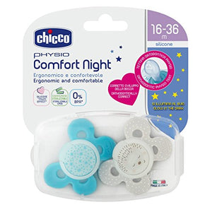 Chicco 00074935420000 Physio Comfort Night Bimbo Succhietto di Silicone,... - Ilgrandebazar
