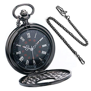Bestfire, orologio da taschino, al quarzo, stile rétro vintage steampunk,... - Ilgrandebazar