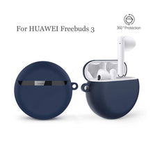 Carica l&#39;immagine nel visualizzatore di Gallery, QULLOO Custodia Compatibile con Huawei Freebuds 3, Cover Protettiva in Nero - Ilgrandebazar