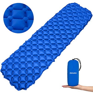 IREGRO Materassino da Campeggio Gonfiabile, Hiker Blu Scuro
