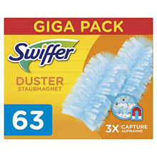 Carica l'immagine nel visualizzatore di Gallery, Swiffer Duster Ricariche per Piumino Catturapolvere, 63 Pezzi