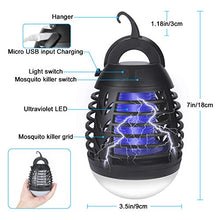 Carica l&#39;immagine nel visualizzatore di Gallery, yipin Lampada Antizanzara Elettrica per Esterno&amp;Interno,2-in-1 Lampada...