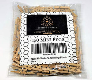 Mini mollette di legno Dorman & Walsh mini per foto decorative da... - Ilgrandebazar