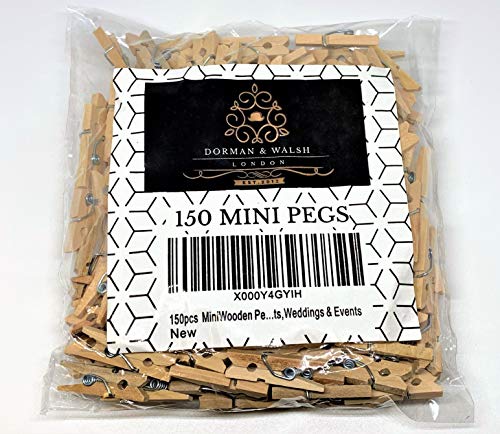 Mini mollette di legno Dorman & Walsh mini per foto decorative da... - Ilgrandebazar