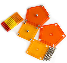 Carica l&#39;immagine nel visualizzatore di Gallery, Geomag- Color Gioco di Costruzione con Sfere e 64 Pezzi, Multicolore