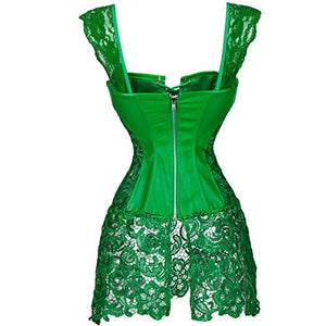 MISS MOLY Donna Pelle delle di M/IT42~44(Bust68.5~73.5 Waist89~94), Verde - Ilgrandebazar