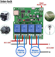 Carica l&#39;immagine nel visualizzatore di Gallery, Newgoal WiFi Relè jog momentaneo/Interruttore autobloccante Modulo Dc4-ew