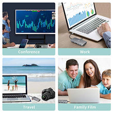 Carica l'immagine nel visualizzatore di Gallery, Hub USB C Porte 9 in 1 Adattatore HDMI, C HDMI con...