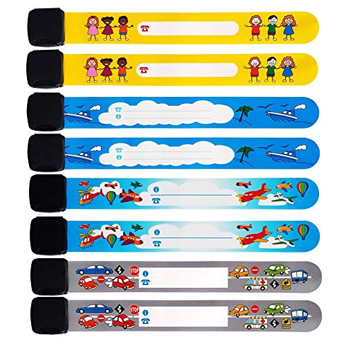 Luchild Braccialetti Identificativi Bambini Impermeabile Sos Bracciale...