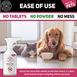 C&G Urina Stop Spray per Repellente Gatti e Cani | e Gatti...