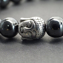 Carica l&#39;immagine nel visualizzatore di Gallery, Zen braccialetto etnico Thurcolas con perle ematite e perline Buddha... - Ilgrandebazar