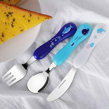Carica l'immagine nel visualizzatore di Gallery, Lehoo Castle Set di Posate per Bambini,Set Bambini,Set...