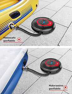 oasser Compressore Portatile per Auto Aria Mini Pompa Multifunzione P3 12V... - Ilgrandebazar