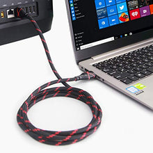 Carica l'immagine nel visualizzatore di Gallery, Rankie Cavo HDMI Alta velocità, Ethernet, 3D, Video 4K e Arc, Nylon Rosso - Ilgrandebazar