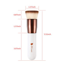 Carica l&#39;immagine nel visualizzatore di Gallery, DUcare Pennello Fondotinta Flat Top Pennelli Kabuki per Fondotinta Liquido per Lucidatura, Puntini, Correttore