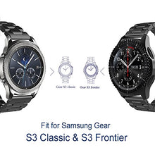 Carica l&#39;immagine nel visualizzatore di Gallery, Simpeak Cinturino Compatibile per Samsung Gear S3/ S3 Nero