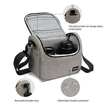 Carica l&#39;immagine nel visualizzatore di Gallery, Boona - Custodia impermeabile in velluto per fotocamera e Camera case, grigio