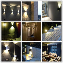 Carica l&#39;immagine nel visualizzatore di Gallery, 12W Lampade da Parete per Esterno / Interni Led, Applique Nero - Ilgrandebazar