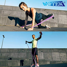Carica l&#39;immagine nel visualizzatore di Gallery, WOTEK Bande Elastiche Fitness-Elastici Fitness con 3 Livelli di colorful