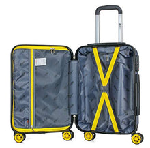 Carica l'immagine nel visualizzatore di Gallery, CABIN GO MAX 5610 - TROLLEY CARBON LOOK -Trolley rigido in MX5610, Blu/Giallo