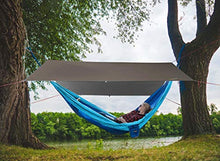 Carica l&#39;immagine nel visualizzatore di Gallery, Unigear Tenda Parasole da Campeggio Tarp Telone 300cm x 400cm, Marrone