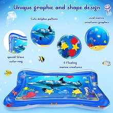 Carica l&#39;immagine nel visualizzatore di Gallery, Joyjoz Tappetino Acqua per Bambini TummyTime Gonfiabile, Tappeto per...