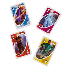 Carica l&#39;immagine nel visualizzatore di Gallery, Mattel Games-UNO Gioco di Carte Versione Frozen 2 Giocattolo per Bambini 7+...