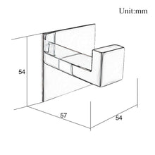 Carica l&#39;immagine nel visualizzatore di Gallery, Homovater Appendiabiti a Parete Porta Asciugamani Ganci Appendiabiti, Cromata - Ilgrandebazar