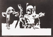 Carica l&#39;immagine nel visualizzatore di Gallery, Poster Boba Fett Slave I STAR WARS Handmade Graffiti Street Art - Artwork