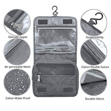 Carica l'immagine nel visualizzatore di Gallery, Beauty Case da Viaggio,Appeso Trousse Toilette,Multi-compartimenti Grey