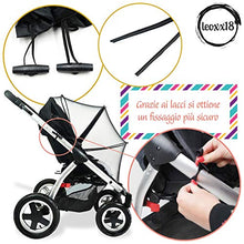 Carica l&#39;immagine nel visualizzatore di Gallery, [Novità Estate 2020] Zanzariera Passeggino Universale Con Apertura Centrale...