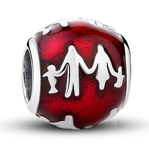 Family Silhouette Charm in argento Sterling 925 ciondoli Pandora,... - Ilgrandebazar