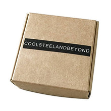 Carica l&#39;immagine nel visualizzatore di Gallery, Acciaio Inossidabile Orecchini a Cerchio con Lunga Catena Pendenti Argento - Ilgrandebazar