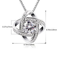 Carica l&#39;immagine nel visualizzatore di Gallery, B.Catcher Collana con pendenti gemelli in zircone cubico ed argento 925 - Ilgrandebazar