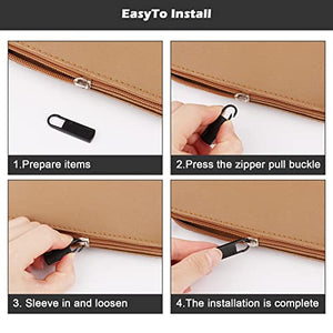 6Pezzi Tiretti per Cerniere, cursori per cerniere lampo，Cursore Cerniera Ricambio, per Riparazione Zip，Per Vestiti, Bagagli, Valigia, Jeans,Zaino, Mestiere Fai Da Te，Borsa Giacca