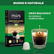 Carica l&#39;immagine nel visualizzatore di Gallery, ORZO BIOLOGICO Must Espresso Italiano 100 CAPSULE COMPOSTABILI Nespresso...
