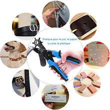 Carica l&#39;immagine nel visualizzatore di Gallery, BONROB Pinza Fustellatrice, Perforatrice a Revolver, Buco Cintura BO003 - Ilgrandebazar